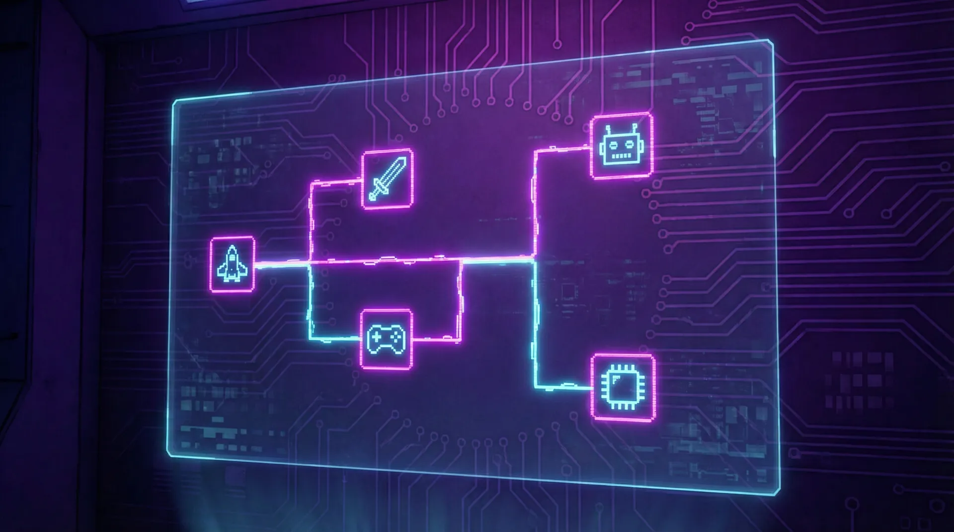 成人动漫 频道横幅 赛博科技界面